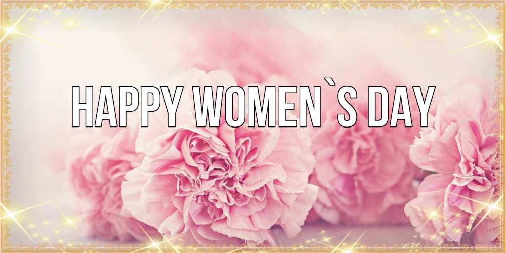 Greetings card с именем, выберите-имя happy women`s day розовые цветы на международный женский день Greetings with text for free download 